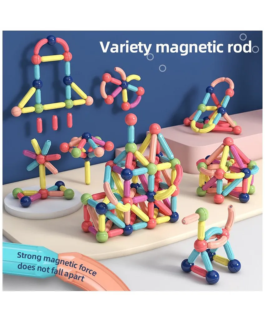 Magnetic Stick Toy Building Blocks Set For Kids - Image 5