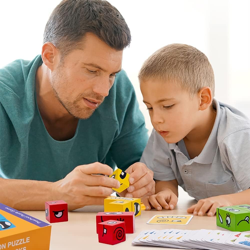 Expression Puzzle Building Blocks (Great Educational Toy for Kids) - Image 5